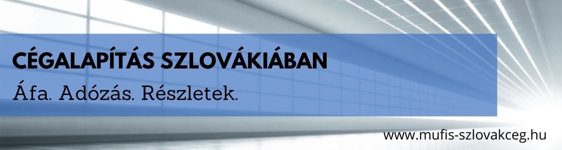 Cégalapítás Szlovákiában